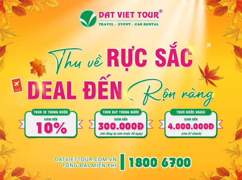 Du lịch mùa thu 2026